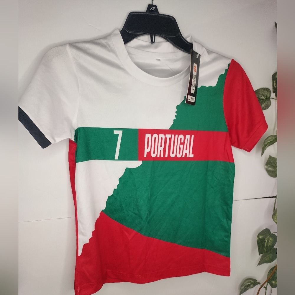 Portugal Youth Sports Jersey Number 7